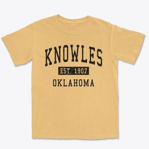 Knowles Oklahoma Classic Established Premium Heavyweight T-shirt