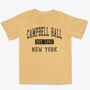 Campbell Hall New York Classic Established Premium Heavyweight T-shirt