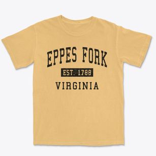 Eppes Fork Virginia Classic Established Premium Heavyweight T-shirt