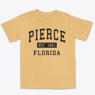 Pierce Florida Classic Established Premium Heavyweight T-shirt