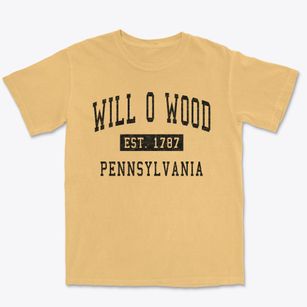 Will O Wood Pennsylvania Classic Established Premium Heavyweight T-shirt