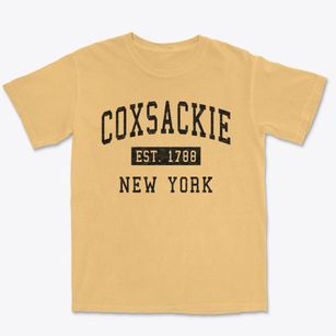 Coxsackie New York Classic Established Premium Heavyweight T-shirt