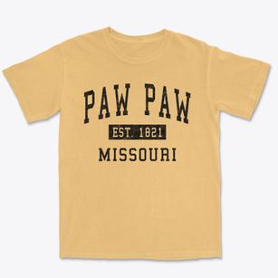 Paw Paw Missouri Classic Established Premium Heavyweight T-shirt