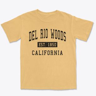 Del Rio Woods California Classic Established Premium Heavyweight T-shirt