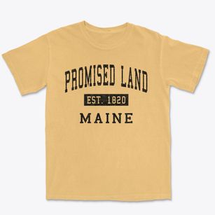 Promised Land Maine Classic Established Premium Heavyweight T-shirt