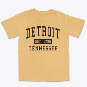 Detroit Tennessee Classic Established Premium Heavyweight T-shirt