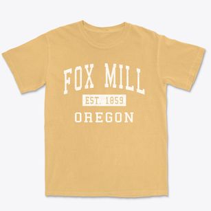 Fox Mill Oregon Classic Established Premium Heavyweight T-shirt