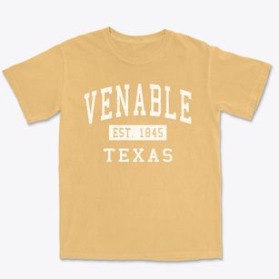 Venable Texas Classic Established Premium Heavyweight T-shirt