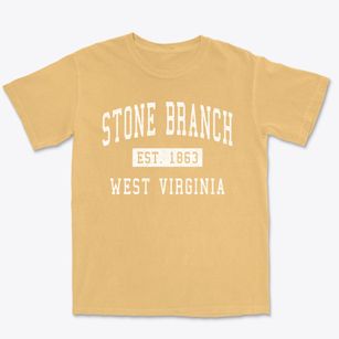 Stone Branch West Virginia Classic Established Premium Heavyweight T-shirt
