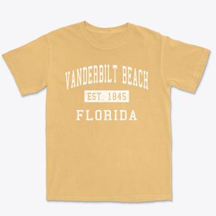 Vanderbilt Beach Florida Classic Established Premium Heavyweight T-shirt