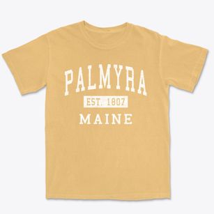 Palmyra Maine Classic Established Premium Heavyweight T-shirt