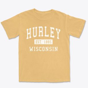 Hurley Wisconsin Classic Established Premium Heavyweight T-shirt