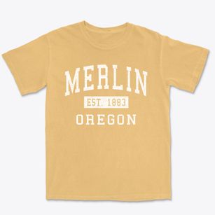 Merlin Oregon Classic Established Premium Heavyweight T-shirt