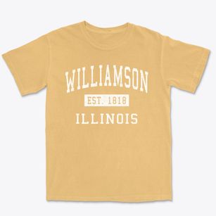 Williamson Illinois Classic Established Premium Heavyweight T-shirt