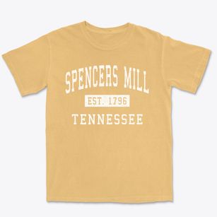 Spencers Mill Tennessee Classic Established Premium Heavyweight T-shirt