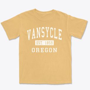Vansycle Oregon Classic Established Premium Heavyweight T-shirt