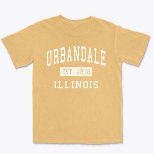 Urbandale Illinois Classic Established Premium Heavyweight T-shirt