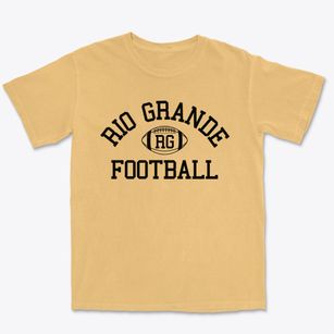 Rio Grande School Classic Football Premium Heavyweight T-shirt