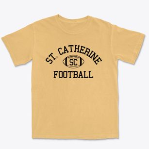 Saint Catherine School Classic Football Premium Heavyweight T-shirt