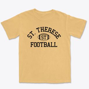 Saint Therese School Classic Football Premium Heavyweight T-shirt