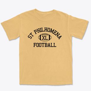 St Philhomena Parish Classic Football Premium Heavyweight T-shirt