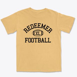 Redeemer Lutheran School Classic Football Premium Heavyweight T-shirt