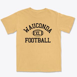 Wauconda Grade School Classic Football Premium Heavyweight T-shirt