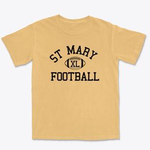St Mary Parish Classic Football Premium Heavyweight T-shirt