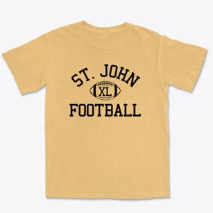 Saint John The Evangelist School Classic Football Premium Heavyweight T-shirt
