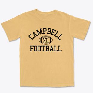 Campbell Montessori School Classic Football Premium Heavyweight T-shirt