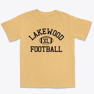 Lakewood Christian School Classic Football Premium Heavyweight T-shirt