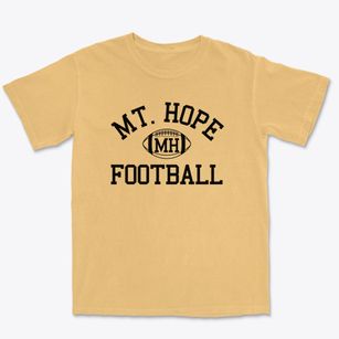 Mt. Hope High School Classic Football Premium Heavyweight T-shirt
