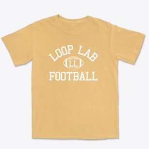 Loop Lab School Classic Football Premium Heavyweight T-shirt