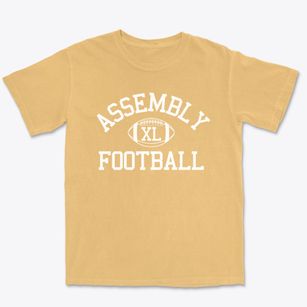 Assembly Christian School Classic Football Premium Heavyweight T-shirt