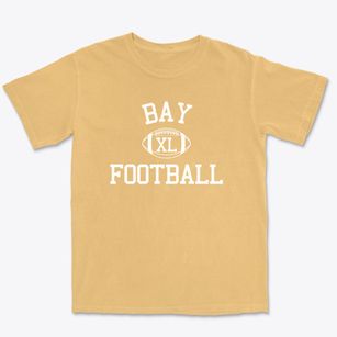 Bay High School Classic Football Premium Heavyweight T-shirt