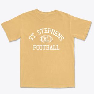 Saint Stephens Episcopal School Classic Football Premium Heavyweight T-shirt