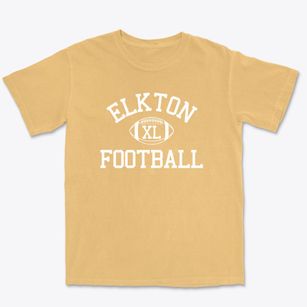 Elkton School Classic Football Premium Heavyweight T-shirt