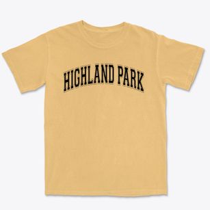 Highland Park Elementary School Varsity Arch Premium Heavyweight T-shirt