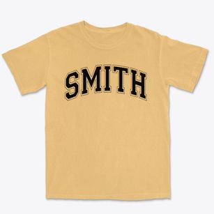 Smith Junior High School Varsity Arch Premium Heavyweight T-shirt
