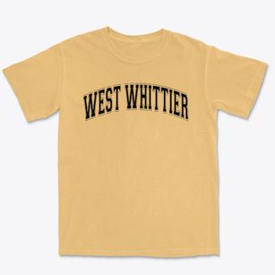 West Whittier Elementary School Varsity Arch Premium Heavyweight T-shirt