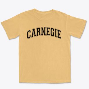 Carnegie Schools Varsity Arch Premium Heavyweight T-shirt