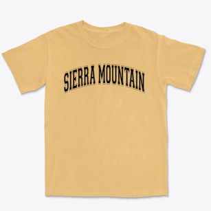 Sierra Mountain High School Varsity Arch Premium Heavyweight T-shirt