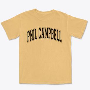 Phil Campbell High School Varsity Arch Premium Heavyweight T-shirt