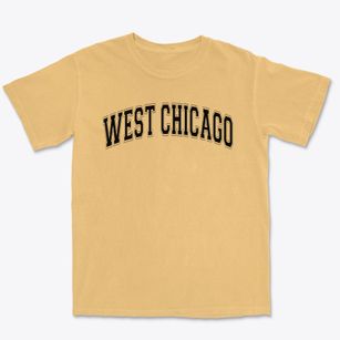 West Chicago Community High School Varsity Arch Premium Heavyweight T-shirt