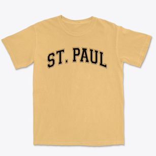 St Paul Parish Varsity Arch Premium Heavyweight T-shirt