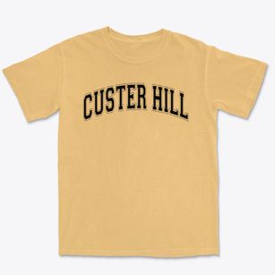 Custer Hill Elementary School Varsity Arch Premium Heavyweight T-shirt