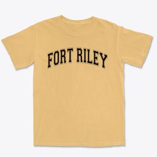 Fort Riley Middle School Varsity Arch Premium Heavyweight T-shirt