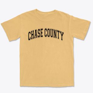 Chase County Elementary School Varsity Arch Premium Heavyweight T-shirt