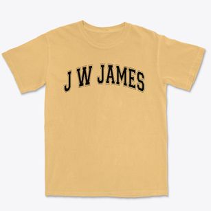 J W James Elementary School Varsity Arch Premium Heavyweight T-shirt