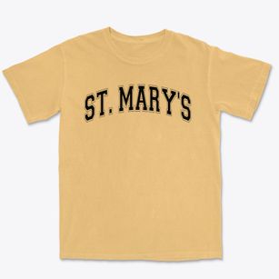 Saint Mary's Elementary School Varsity Arch Premium Heavyweight T-shirt